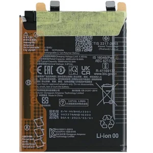 باتری اصلی گوشی شیائومی Xiaomi 12T Pro مدل BM5J