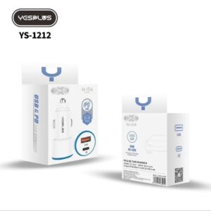 شارژر ماشین دو پورت YESPLUS مدل YS-1212