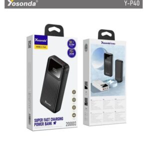 پاوربانک یوسوندا YOSONDA 20000mah مدل P40همراه با هدیه ویژه