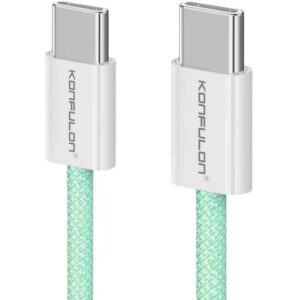 کابل شارژ سریع تایپ سی به تایپ سی 60 وات کانفلون Konfulon مدل DC61