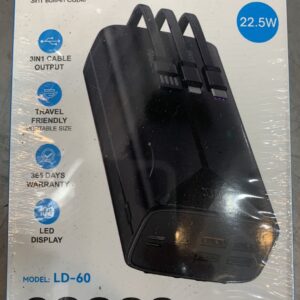 پاوربانک 30000 DEPIN LD-60 همراه با هدیه ویژه